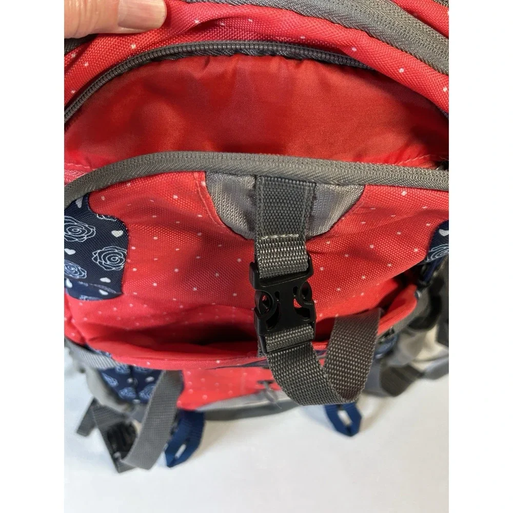 Coleman Hydration Backpack With Compass, Binoculars, Thermometer, Sunglasses EUC